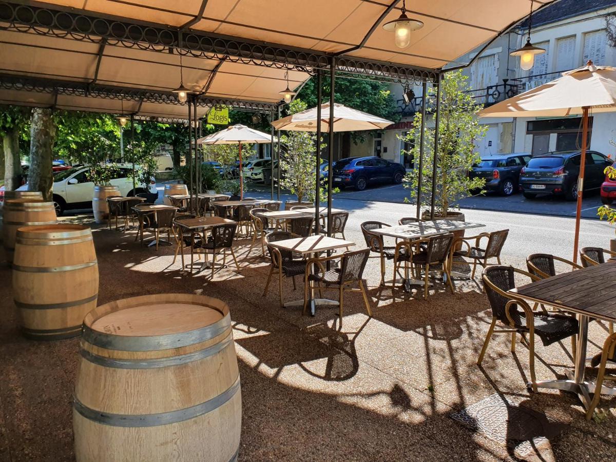 Hotel Restaurant La Promenade Gourdon Exterior photo